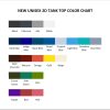 tank top color chart - Tate McRae Store