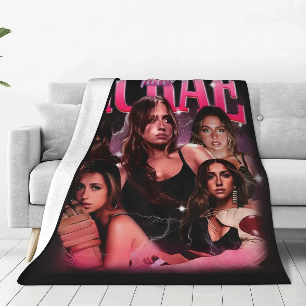 Vintage Singer Tate McRae Bootleg Blanket - Tate McRae Store