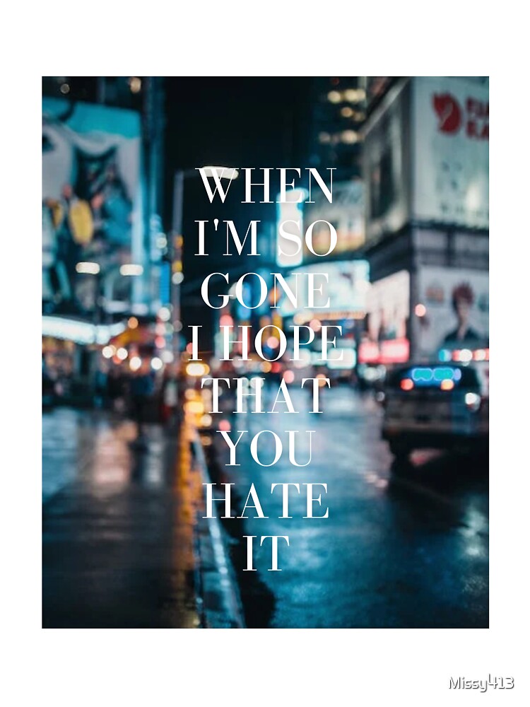 Tate Mcrae When I M So Gone Shower Curtain - Image 2