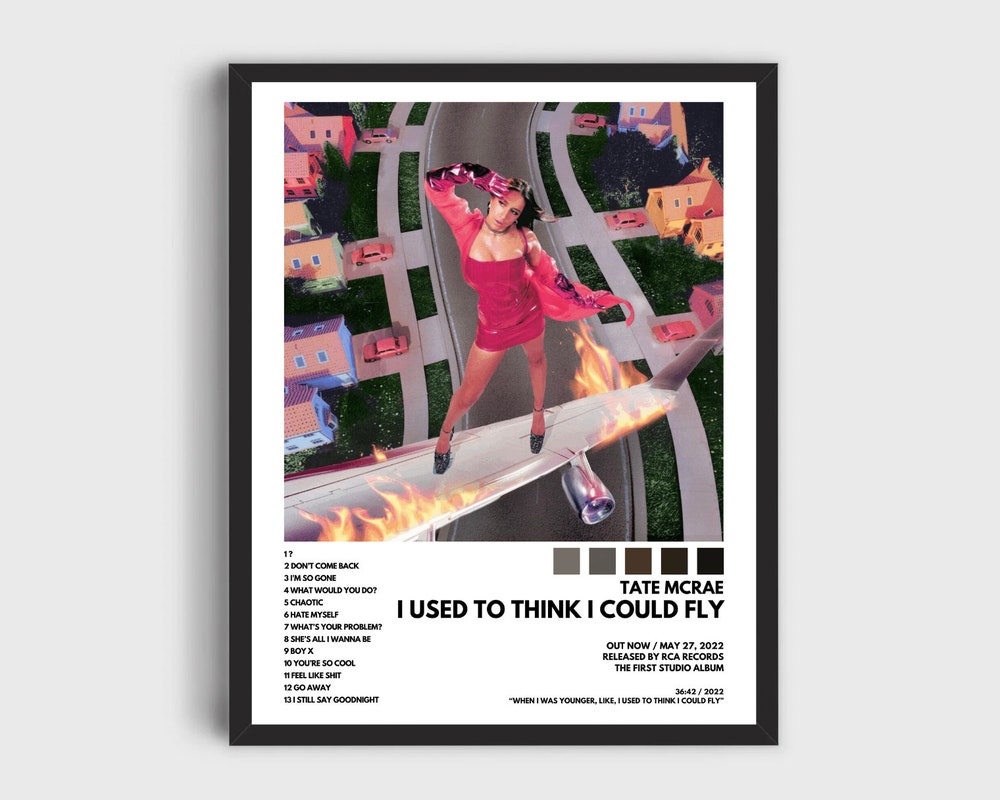 Tate McRae I Used to Think I Could Fly Wall Art