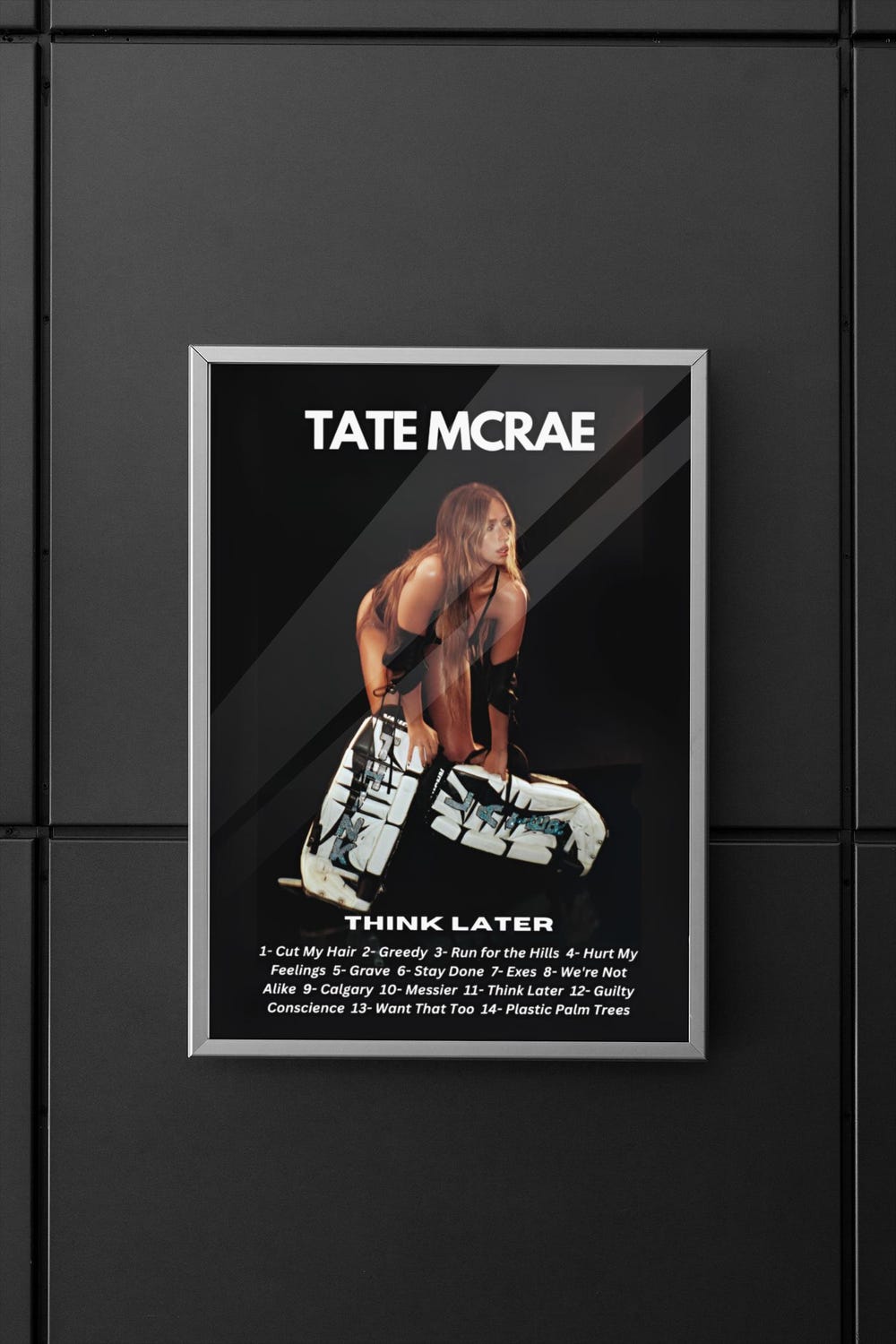 New Tate McRae Think Later Wall Art