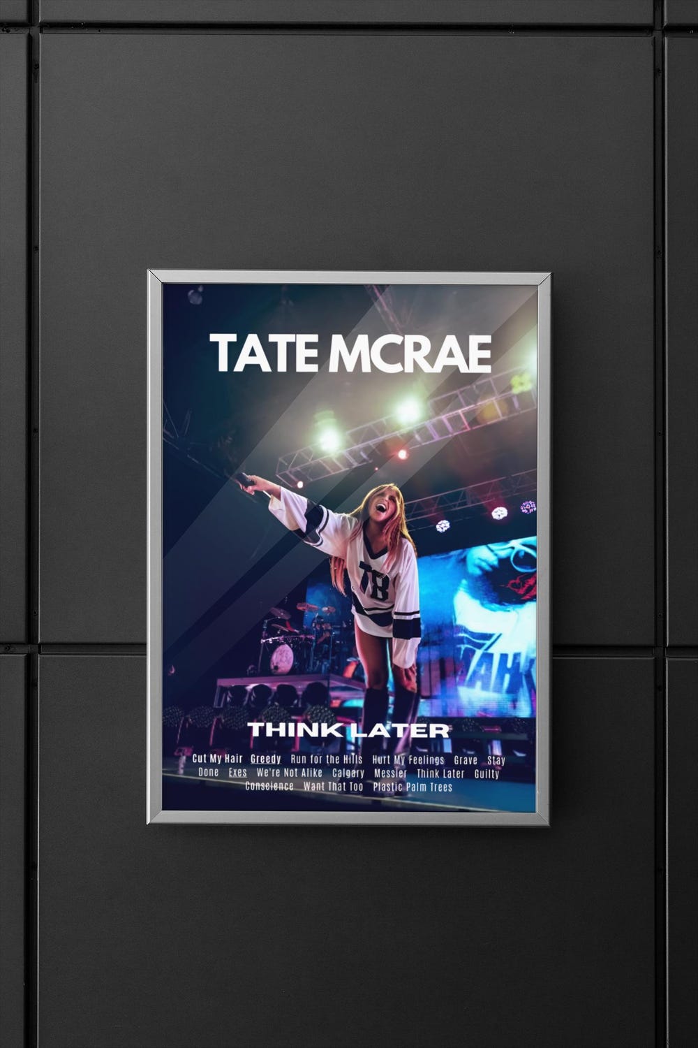 Tate McRae Stage Wall Art