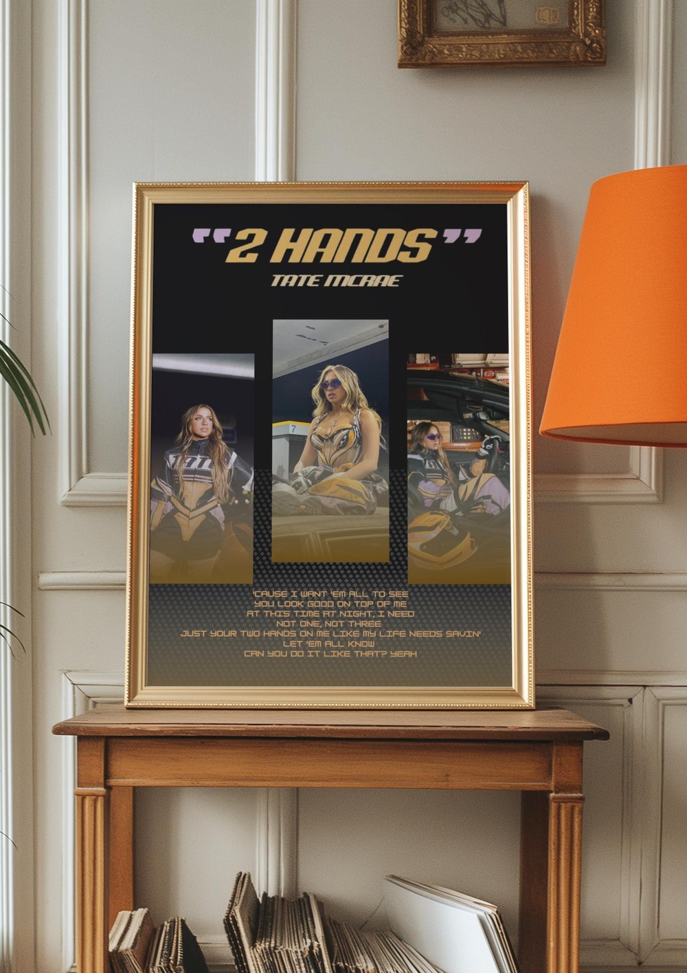 Tate McRae 2 Hands Wall Art