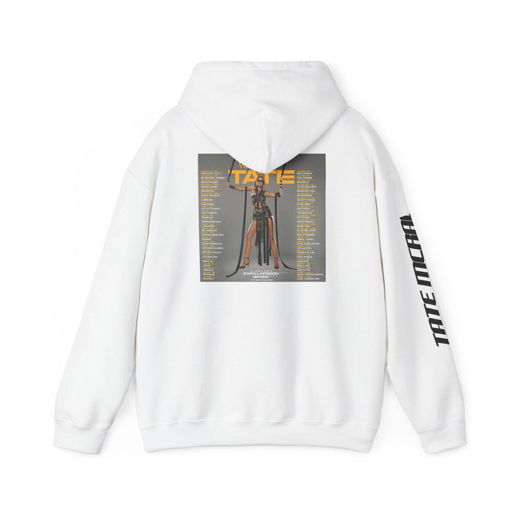 Tate McRae Inspired Tour Dates 2025 Hoodie