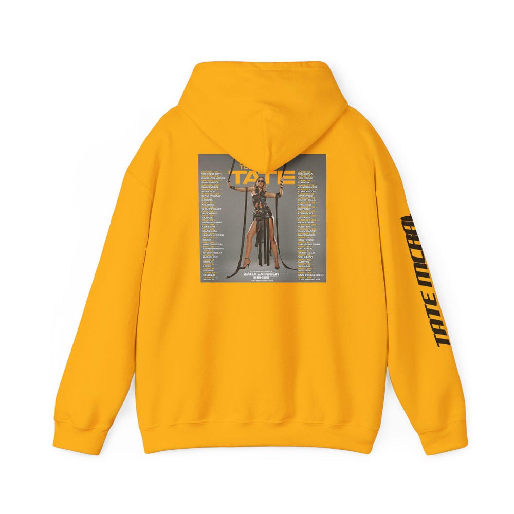 Tate McRae Inspired Tour Dates 2025 Hoodie - Image 2