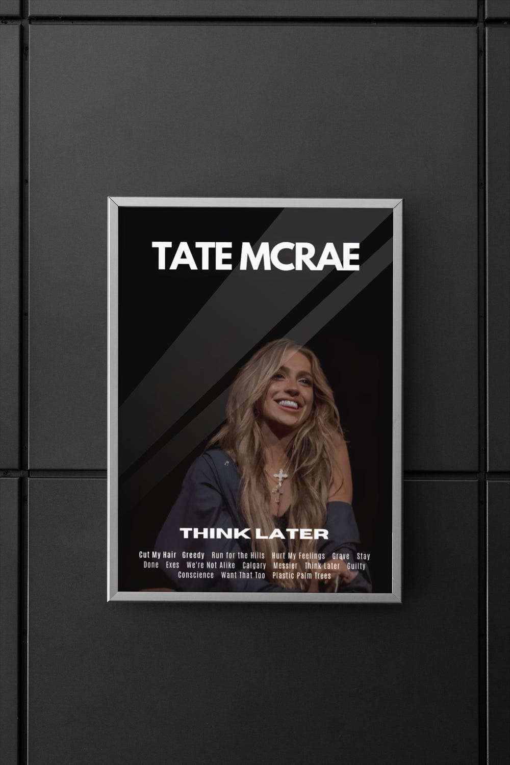 Tate McRae Think Later Album Print Wall Art