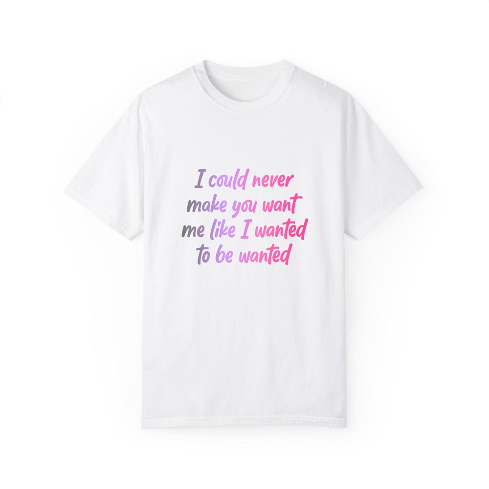 Tate McRae Inspired i Wanted To Be Wanted Lyrics T-shirt