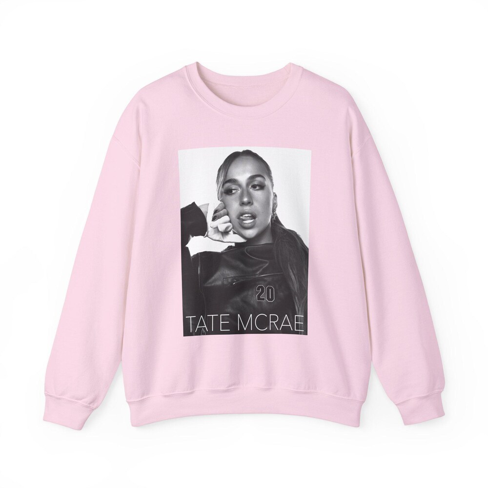Tate Mcrae 20 Teen Girl Black And White Sweatshirt - Image 6