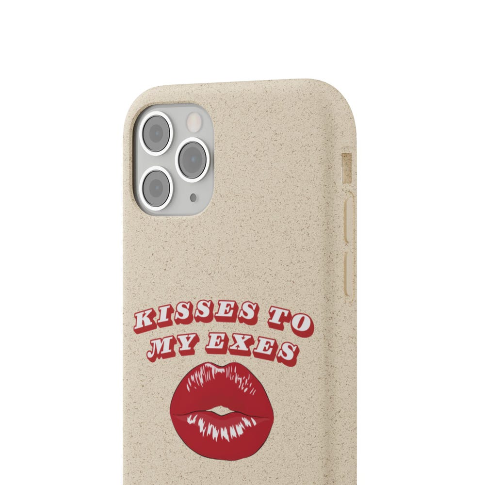 Tate McRae "Kisses To My Exes" Biodegradable Phone Case - Image 2