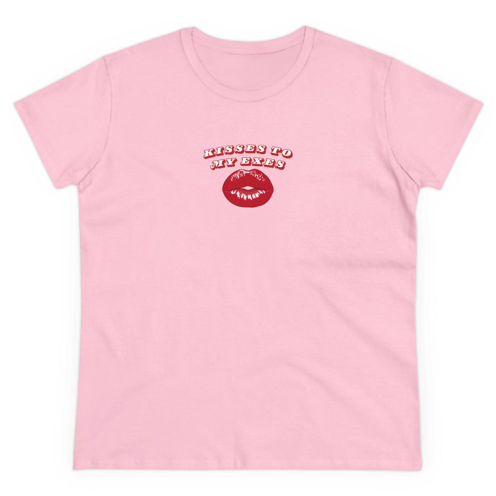 Tate McRae 'Kisses To My Exes' Inspired Graphic T-Shirt - Image 4