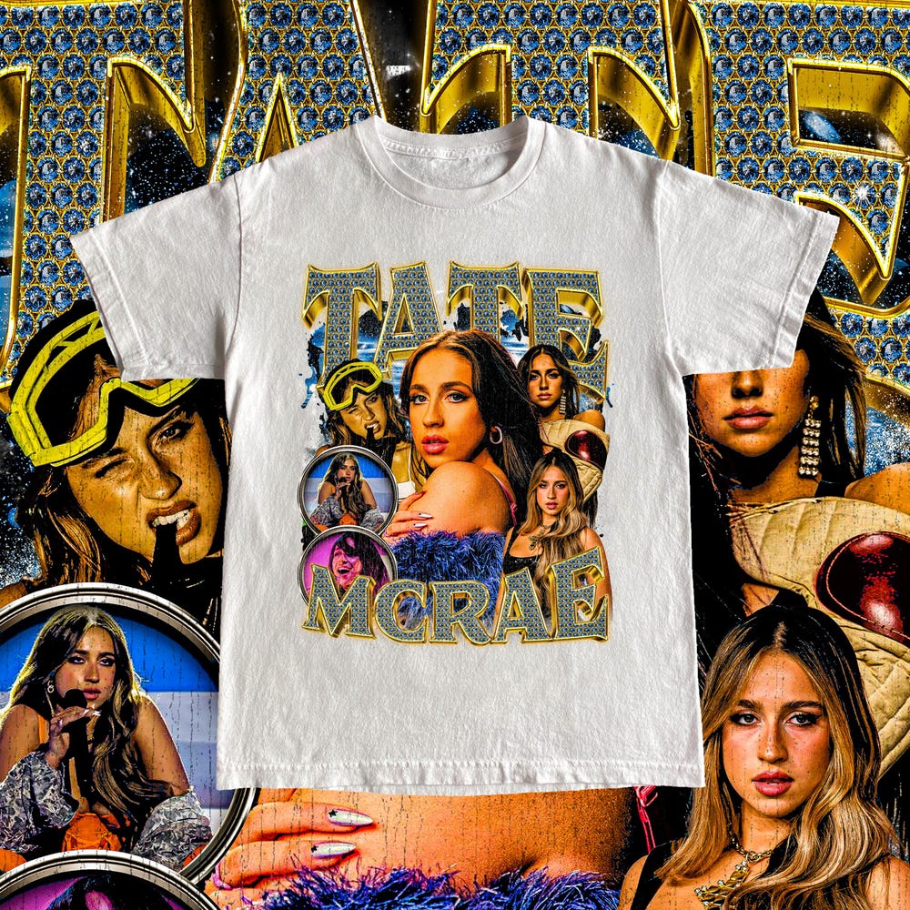 Vintage Tate Mcrae Design High Quality T-shirt - Image 2
