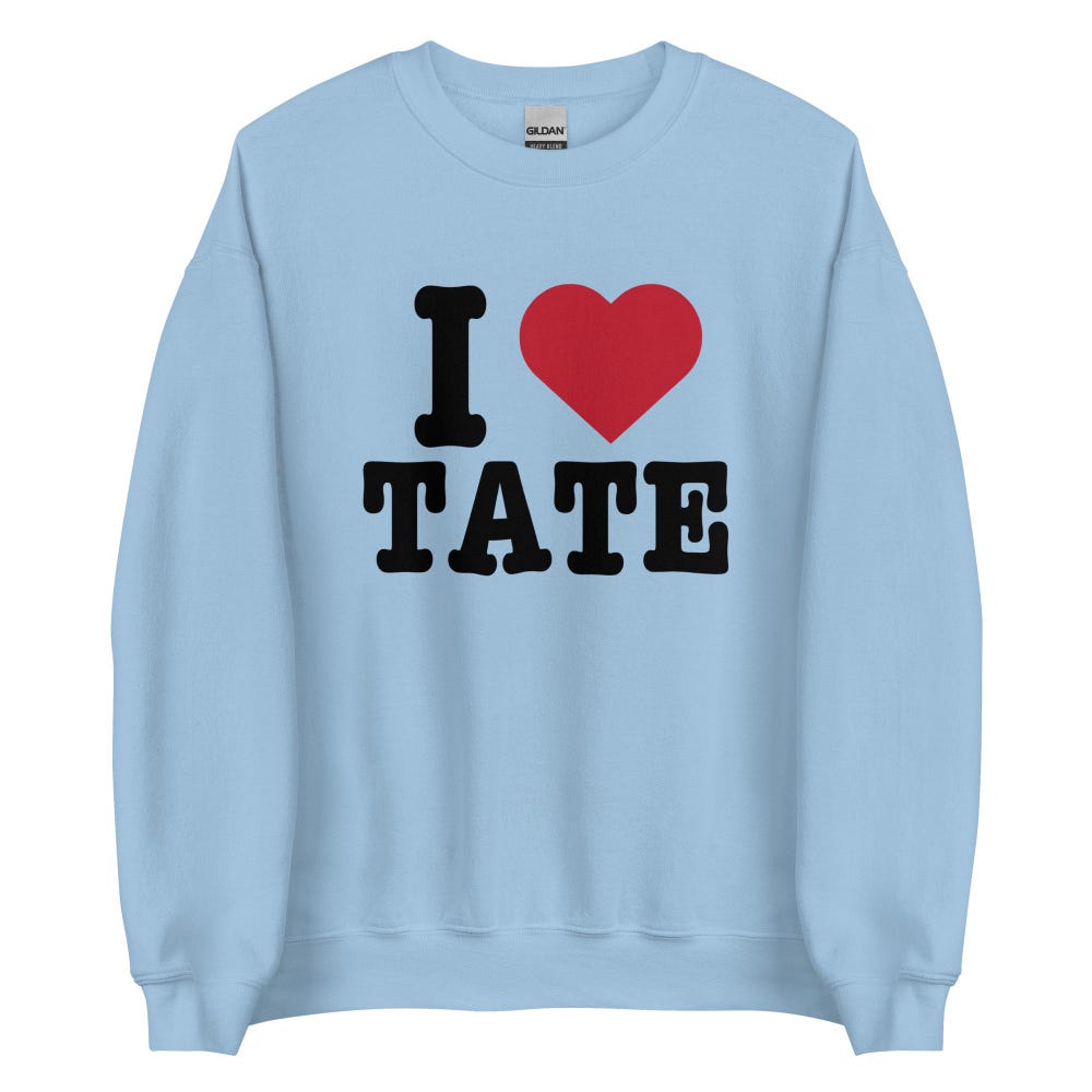 I Heart Tate McRae Unisex Sweatshirt - Image 5