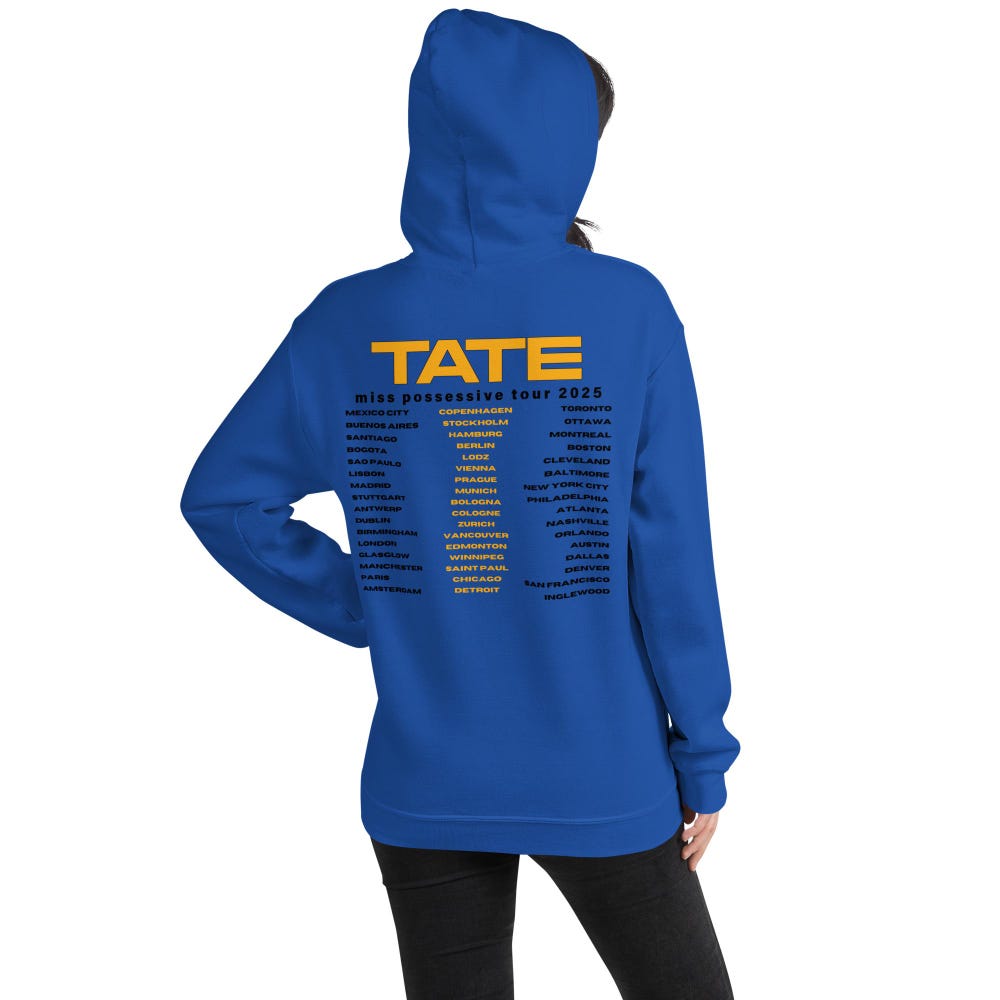 Tate McRae Tour Double-Sided Unisex Hoodie - Image 2