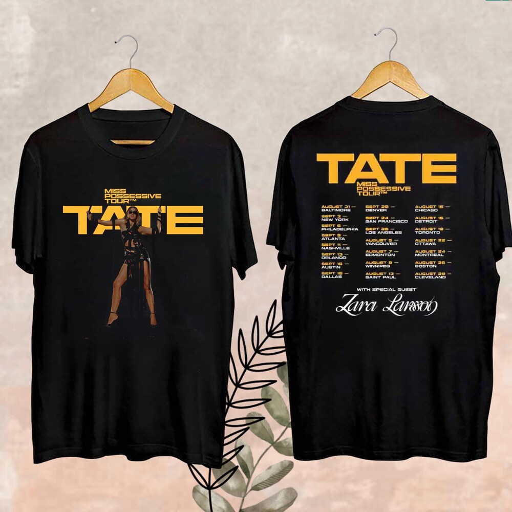 Tate McRae Miss Possessive World Tour 2025 T-Shirt