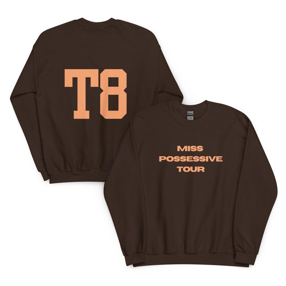 Tate T8 McRae Miss Possessive Tour Unisex Sweatshirt - Image 2