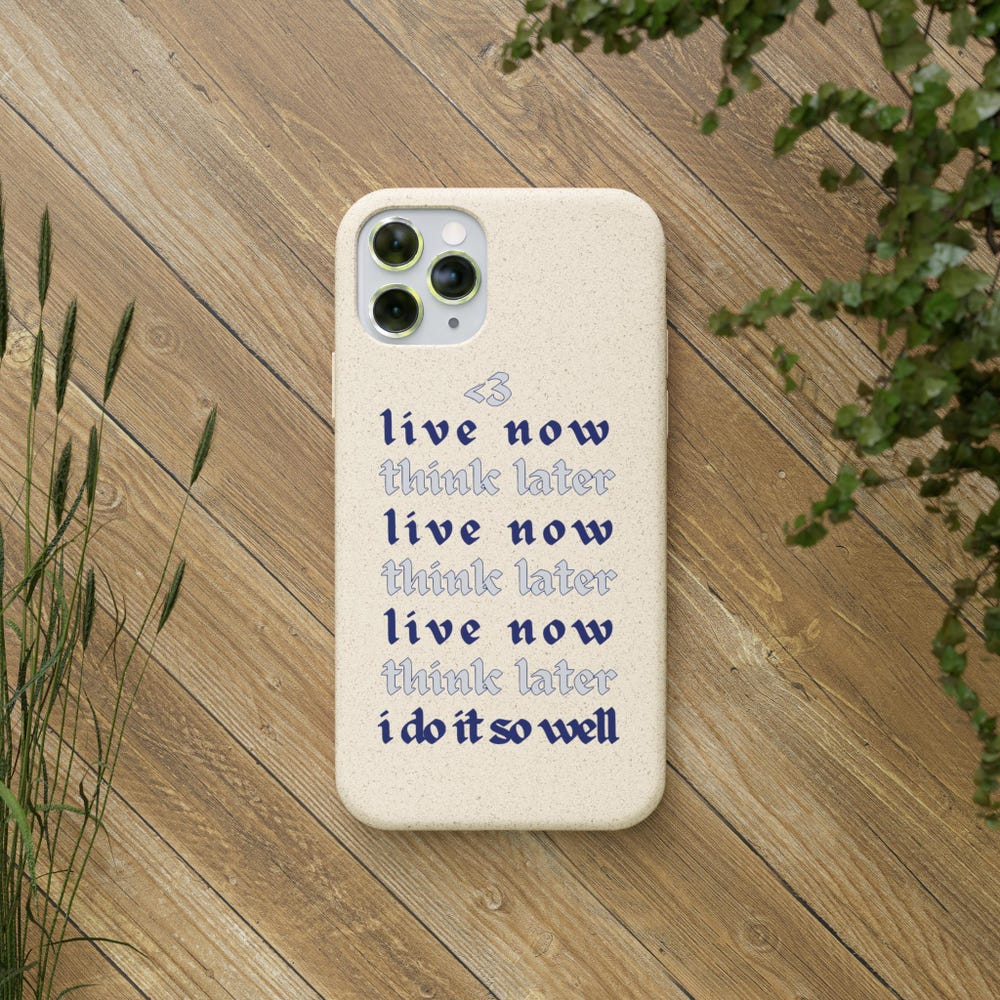 Tate McRae "Think Later" Sustainable Phone Cases
