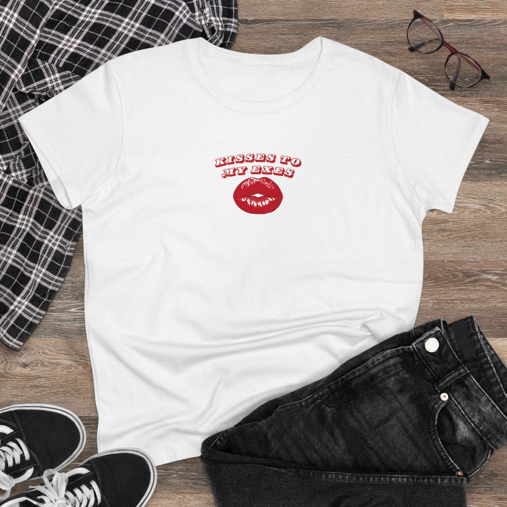 Tate McRae 'Kisses To My Exes' Inspired Graphic T-Shirt