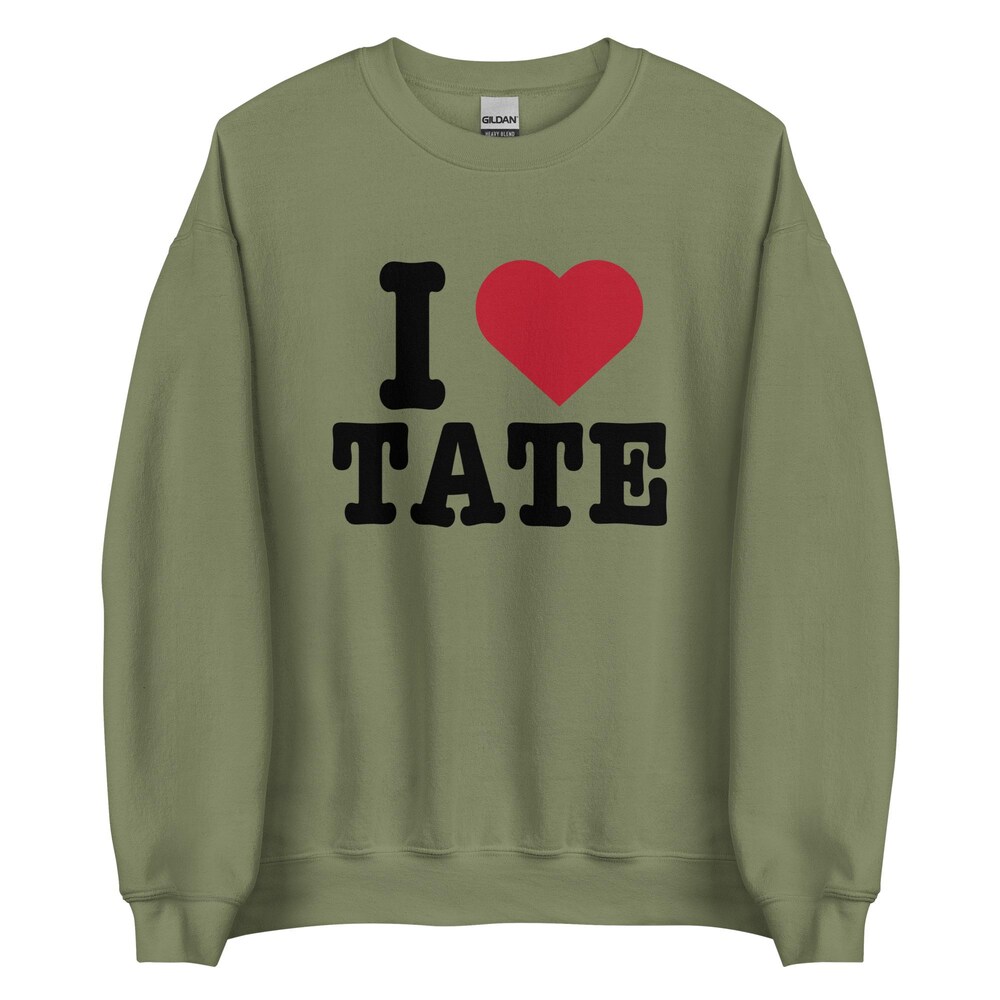 I Heart Tate McRae Unisex Sweatshirt - Image 6