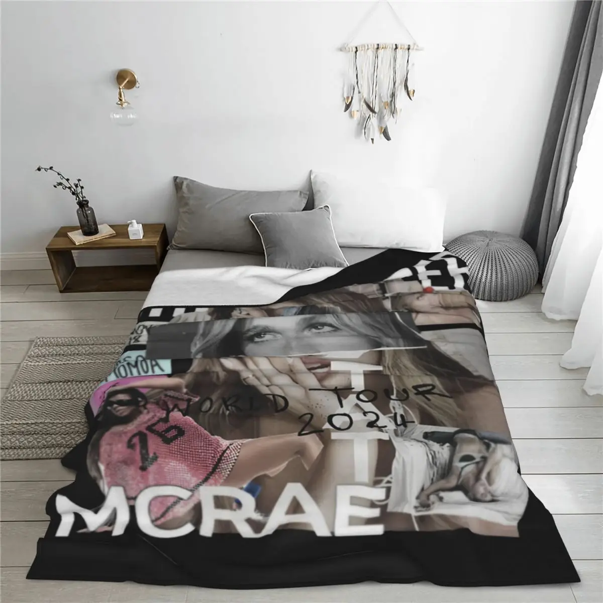 Comfort Vintage Tate McRae Singer Blanket - Image 3