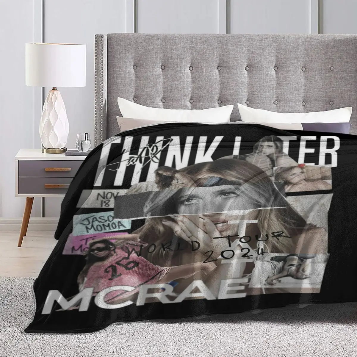 Comfort Vintage Tate McRae Singer Blanket - Image 5