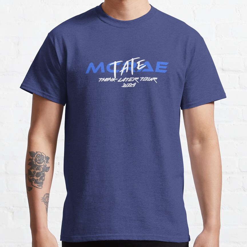 New Tate Mcrae Think Later Tour T-shirt - Image 5