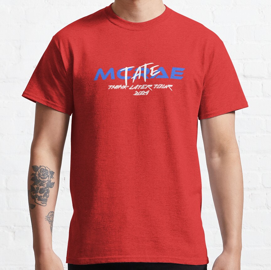 New Tate Mcrae Think Later Tour T-shirt - Image 6