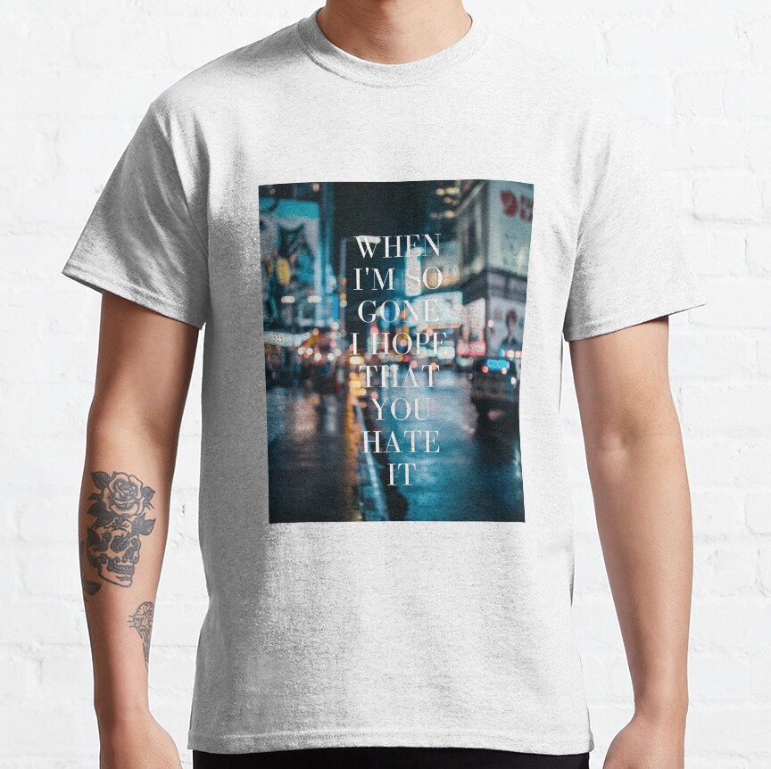 Tate Mcrae When I M So Gone T-shirt