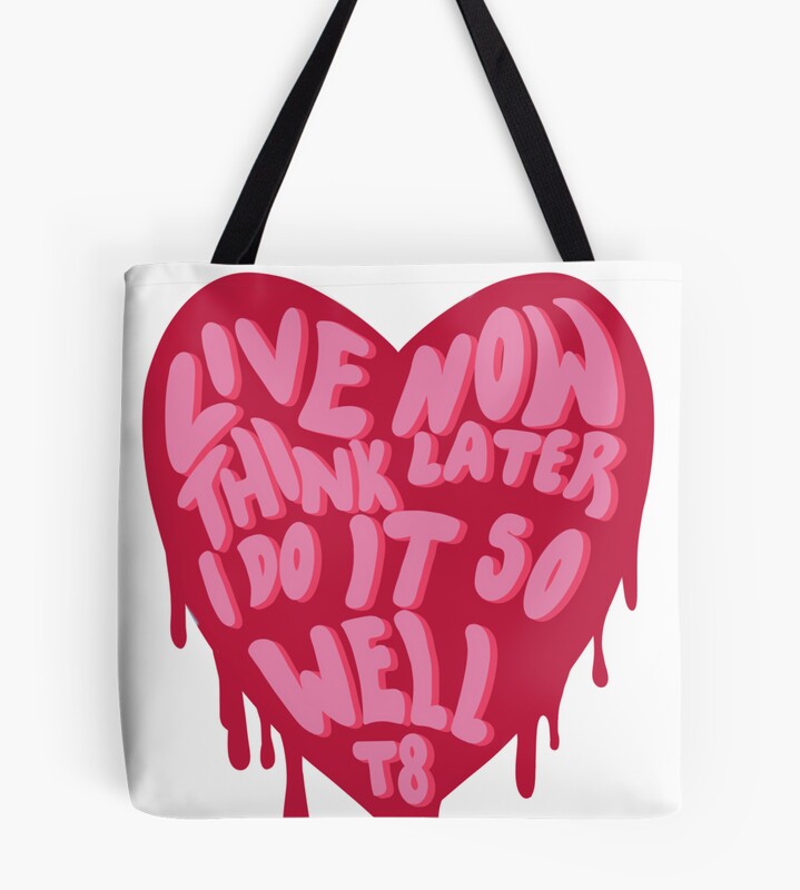 Tate Mcrae Live Now Think Later I Do It So Well Tote Bag