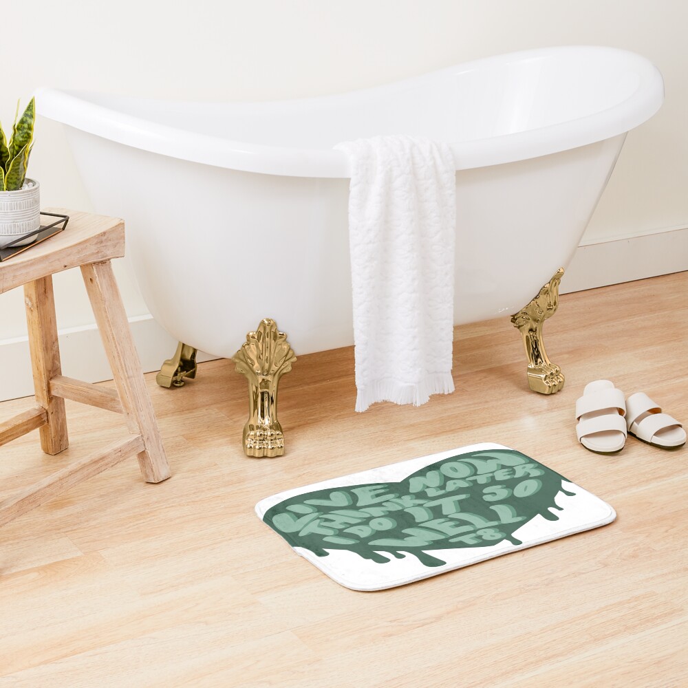 Live Now Think Later I Do It So Well Bath Mat - Image 2
