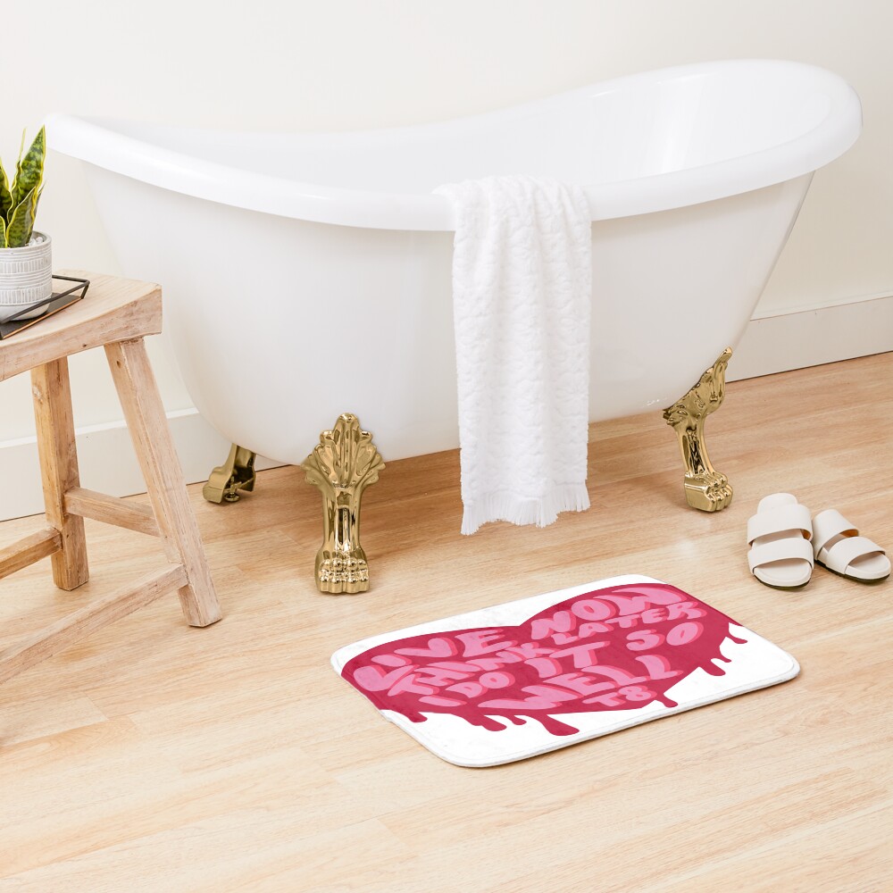 Tate Mcrae Live Now Think Later I Do It So Well Bath Mat - Image 2