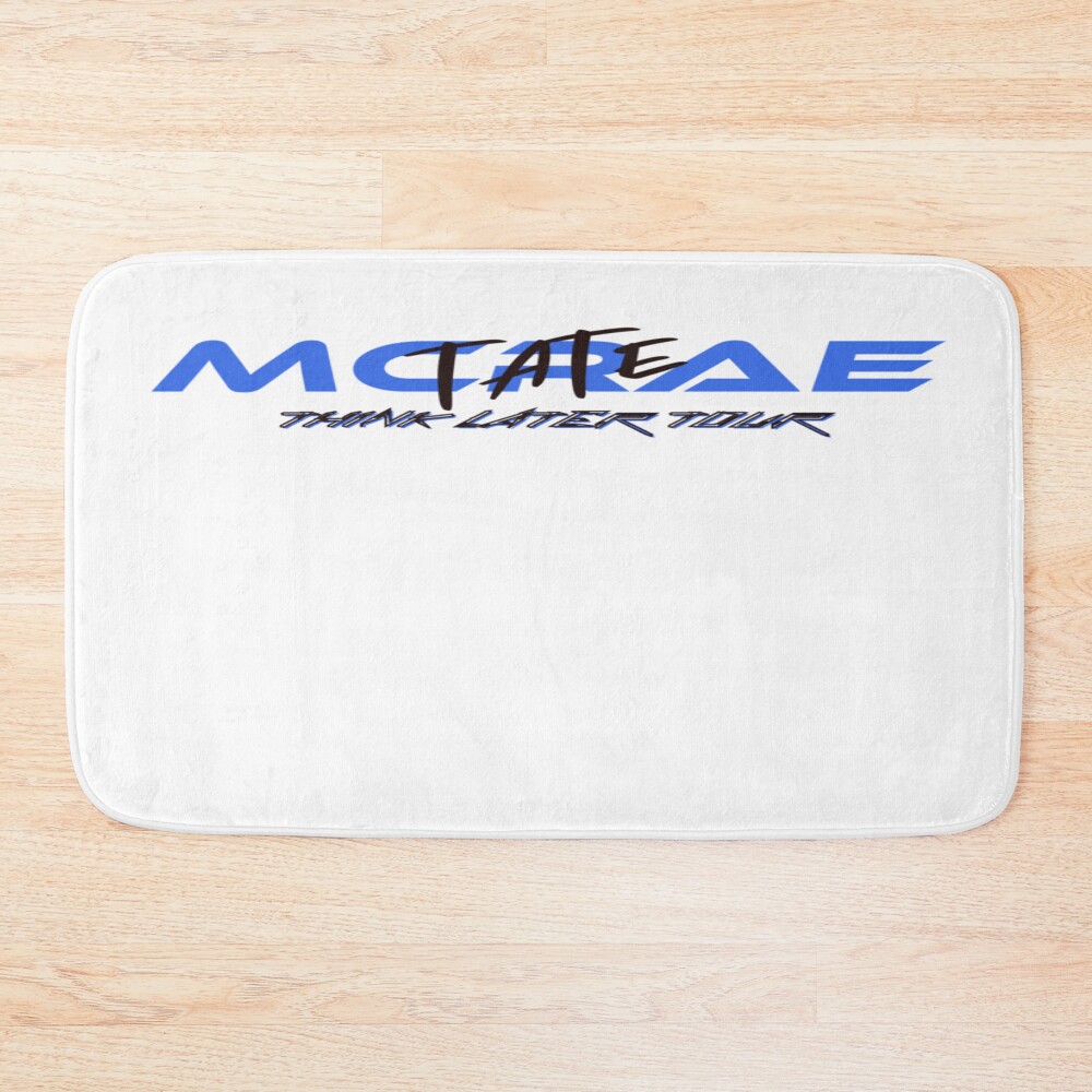Tate Mcrae Album Think Later Tour Bath Mat
