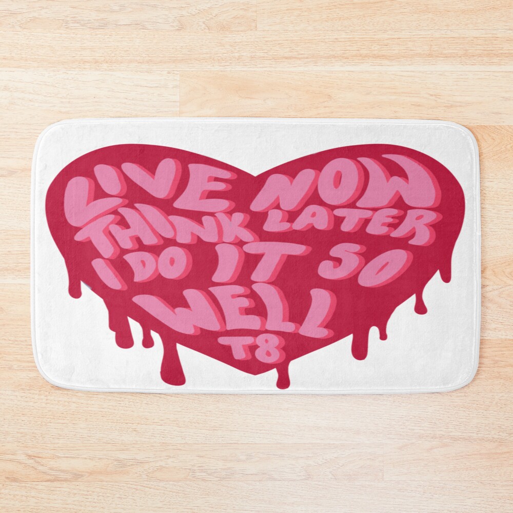 Tate Mcrae Live Now Think Later I Do It So Well Bath Mat